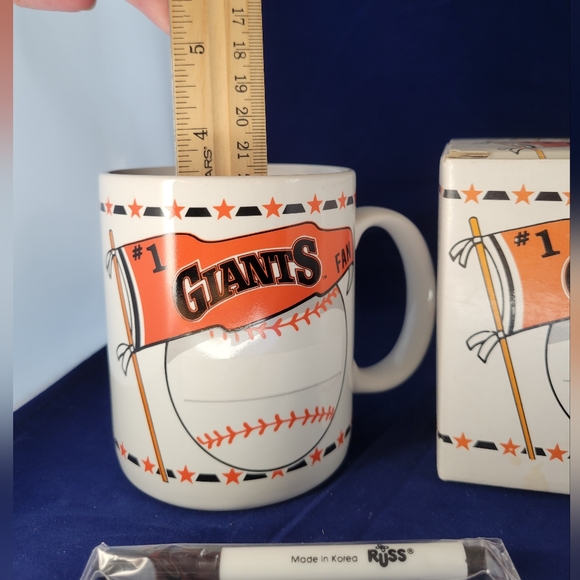 Vintage Russ San Francisco Giants Baseball Cup/Mug All Occasion Holiday/Kids - Picture 14 of 14